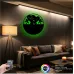 Luvivia Melekler Kalp Figürlü RGB LED Işıklı MDF Duvar Saati