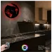 Luvivia Şarap Kadeh Figürlü RGB LED Işıklı MDF Duvar Saati