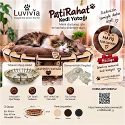 Luvivia PatiRahat Kedi Yatağı