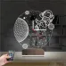 Astronot Uzay Gezegen Saatli 3D Lamba