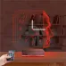 Atatürk İmza Silüet Saatli 3D Lamba - Masa Gece Lambası