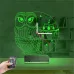 Baykuş Tasarım Saatli 3D Lamba - Masa Gece Lambası