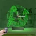 Kaptan Denizci Çapa Saatli 3D Lamba - Masa Gece Lambası