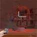 Dj Müzik Kulaklık Saatli 3D Lamba - Masa Gece Lambası