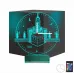 Mekke Kabe Cami Saatli 3D Lamba - Masa Gece Lambası