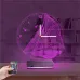 Gemici Kaptan Denizci Yelkenli V2 Saatli 3D Lamba - Masa Gece Lambası