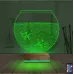 Akvaryum Fanus Balık 3D Lamba - Masa Gece Lambası