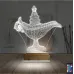 Alaaddin Sihirli Lamba 3D Lamba - Masa Gece Lambası
