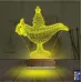 Alaaddin Sihirli Lamba 3D Lamba - Masa Gece Lambası
