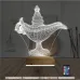 Alaaddin Sihirli Lamba 3D Lamba - Masa Gece Lambası