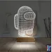 Among Us Astronaut 3D Lamba - Masa Gece Lambası