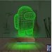 Among Us Astronaut 3D Lamba - Masa Gece Lambası