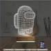 Among Us Astronaut 3D Lamba - Masa Gece Lambası
