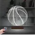 Basketbol Topu Basketçi 3D Lamba - Masa Gece Lambası