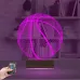 Basketbol Topu Basketçi 3D Lamba - Masa Gece Lambası