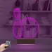 Bowling Topu Labut 3D Lamba - Masa Gece Lambası