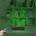 Savaş Uçağı Pilot 3D Lamba - Masa Gece Lambası