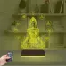 Yoga Yogacı Lotus 3D Lamba - Masa Gece Lambası