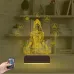 Yoga Yogacı Lotus 3D Lamba - Masa Gece Lambası