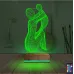 Anne Bebek Minimalist 3D Lamba - Masa Gece Lambası