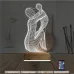 Anne Bebek Minimalist 3D Lamba - Masa Gece Lambası