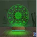 Astroloji Burç Lotus 3D Lamba - Masa Gece Lambası