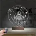 Astronot Ay Gezegen 3D Lamba - Masa Gece Lambası