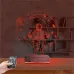 Astronot Ay Gezegen 3D Lamba - Masa Gece Lambası