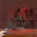 Astronot Ay 3D Lamba - Masa Gece Lambası