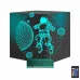 Astronot Gezegen 3D Lamba - Masa Gece Lambası