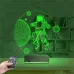 Astronot Gezegen 3D Lamba - Masa Gece Lambası