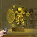 Astronot Gezegen 3D Lamba - Masa Gece Lambası