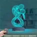 Minimalist Aşk Sevgili 3D Lamba - Masa Gece Lambası