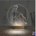 At Tasarım 3D Lamba - Masa Gece Lambası