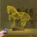 At Tasarım Çocuk Odası 3D Lamba - Masa Gece Lambası