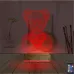 Ayıcık Kalp Seni Seviyorum 3D Lamba - Masa Gece Lambası