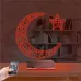 Ay Yıldız Türk Bayrağı 3D Lamba - Masa Gece Lambası