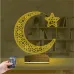 Ay Yıldız Türk Bayrağı 3D Lamba - Masa Gece Lambası