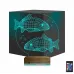 Balık Fanus 3D Lamba - Masa Gece Lambası