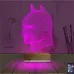 Batman Çizgi Karakter 3D Lamba - Masa Gece Lambası