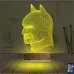 Batman Çizgi Karakter 3D Lamba - Masa Gece Lambası