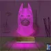 Batman Çizgi Karakter 3D Lamba - Masa Gece Lambası