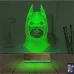 Batman Çizgi Karakter 3D Lamba - Masa Gece Lambası