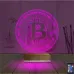 Crypto Bitcoin Btc 3D Lamba - Masa Gece Lambası