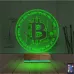 Crypto Bitcoin Btc 3D Lamba - Masa Gece Lambası