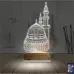 Cami 3D Lamba - Masa Gece Lambası