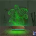 Orkide Çiçek 3D Lamba - Masa Gece Lambası