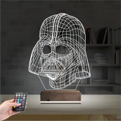 Darth Veider 3D Lamba - Masa Gece Lambası