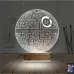 Death Star Ölüm Yıldızı 3D Lamba - Masa Gece Lambası
