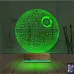 Death Star Ölüm Yıldızı 3D Lamba - Masa Gece Lambası